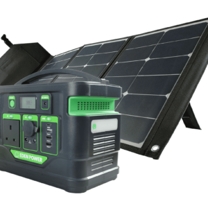 Portable Solar Power Generator with 60w Foldable solar Panel