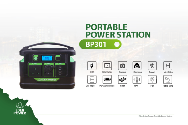 Portable Power station 296Wh, 300W AC output (No Solar Panel) - Image 4